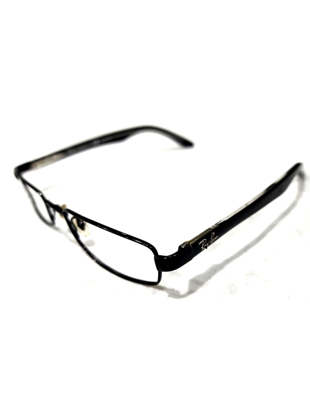Ray Ban RB8581 1017 Black Titanium Rectangle Eyeglasses 52-18 140 Read